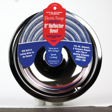 Stanco Stanco Steel Reflector Bowl 8 in. W 5076-8